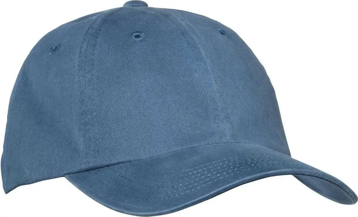 Port Authority Pwu Garment Washed Cap Steel Blue Gray / one Size Fits Most
