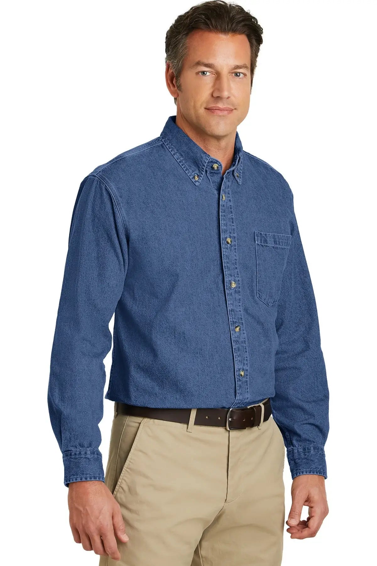Port Authority S100 Heavyweight Denim Shirt