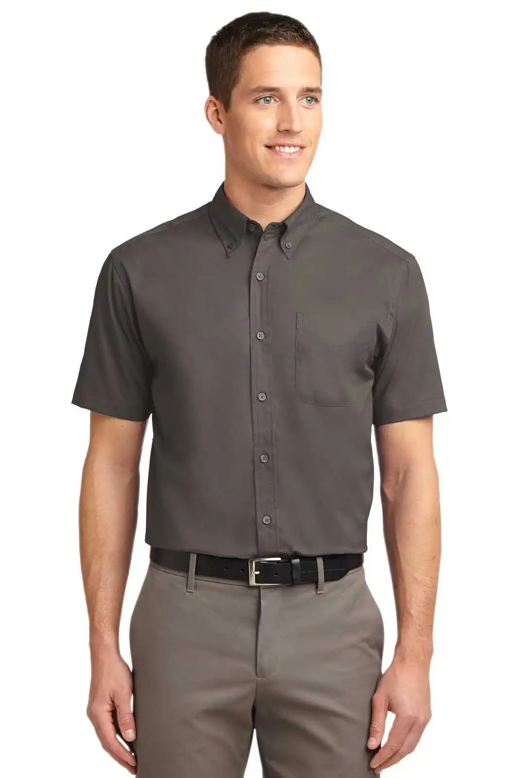 Port Authority S508 Short Sleeve Easy Care Shirt Bark