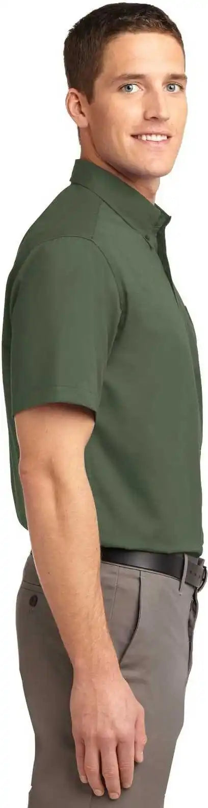 Port Authority S508 Short Sleeve Easy Care Shirt Clover Green