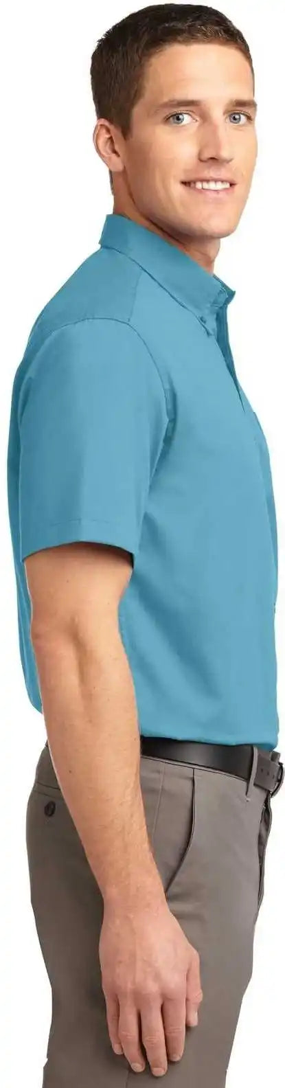 Port Authority S508 Short Sleeve Easy Care Shirt - Maui Blue