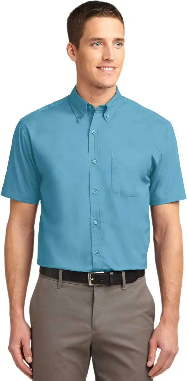 Port Authority S508 Short Sleeve Easy Care Shirt - Maui Blue