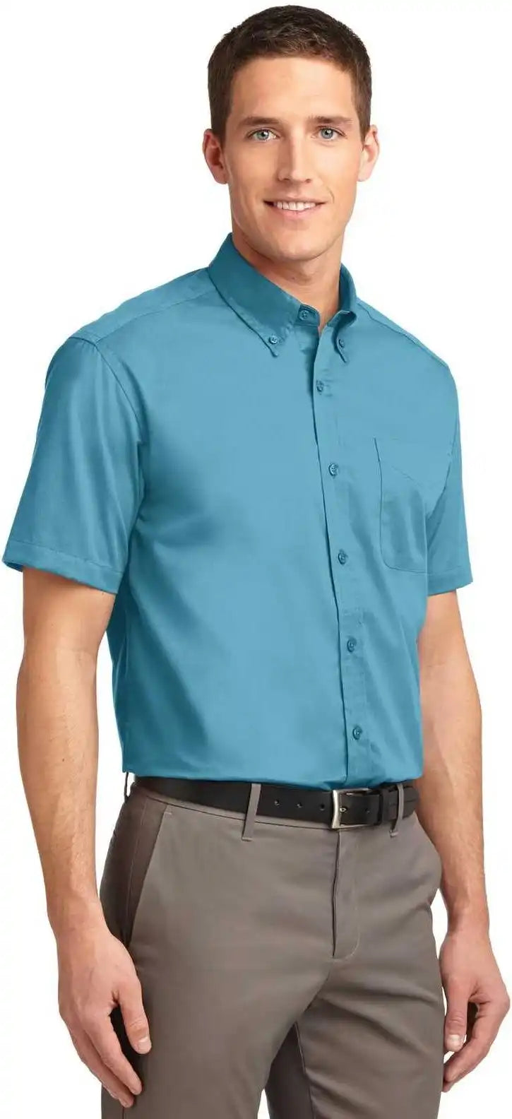 Port Authority S508 Short Sleeve Easy Care Shirt - Maui Blue