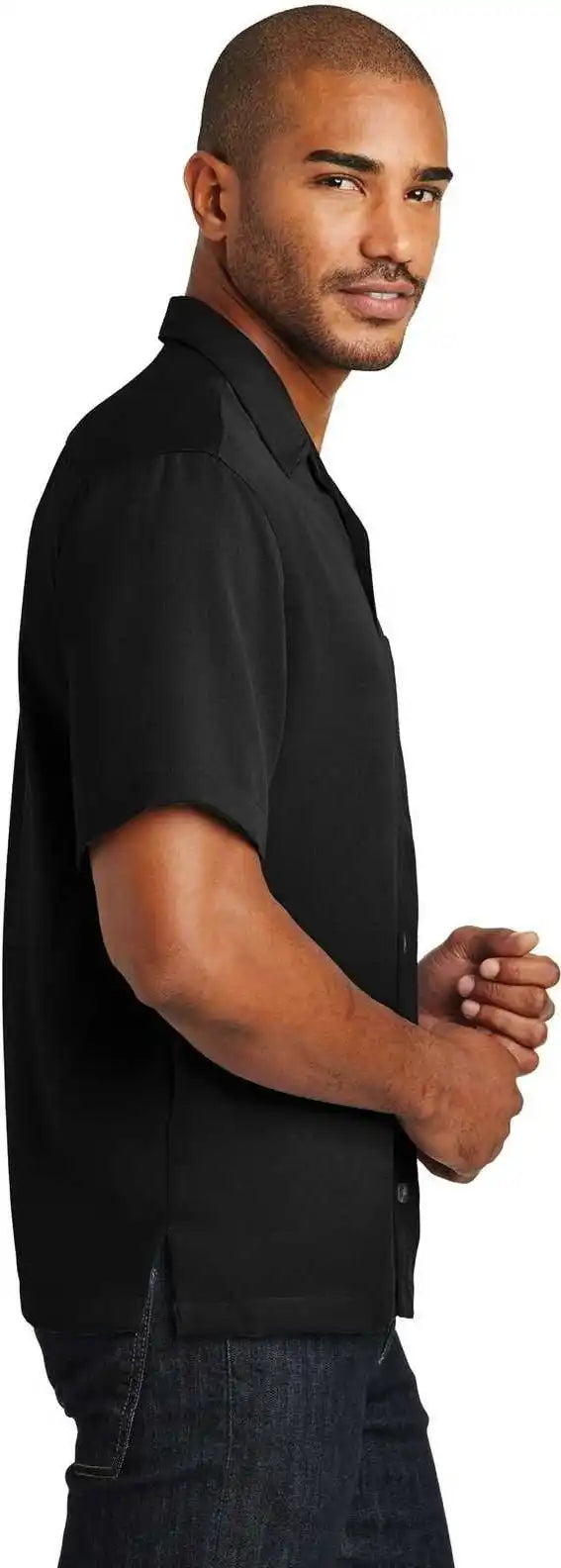 Port Authority S535 Easy Care Camp Shirt Black