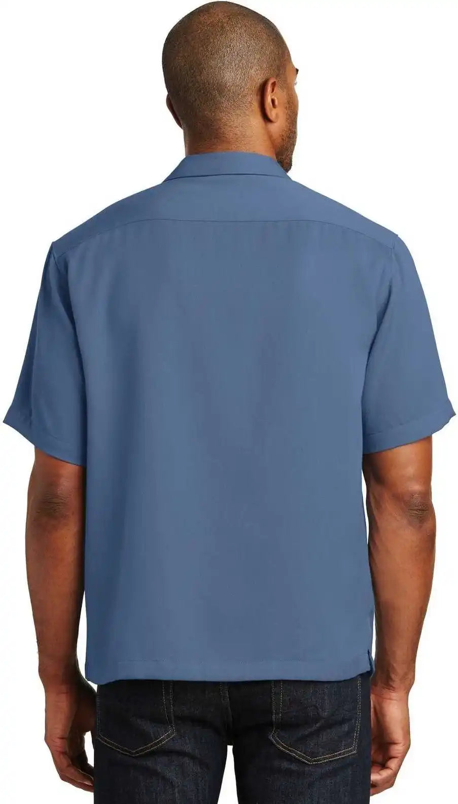 Port Authority S535 Easy Care Camp Shirt - Blue
