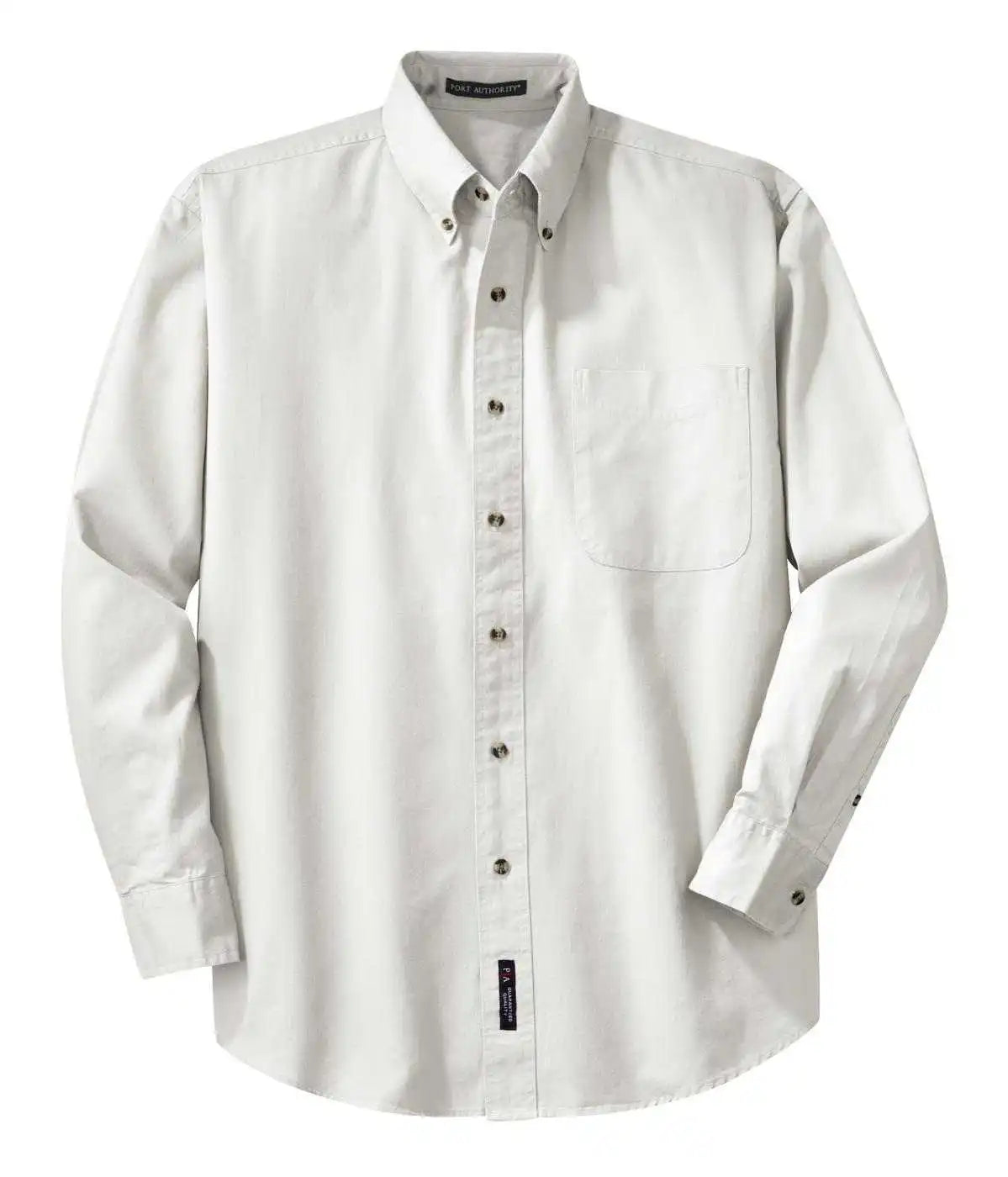 Port Authority S600t Long Sleeve Twill Shirt - White