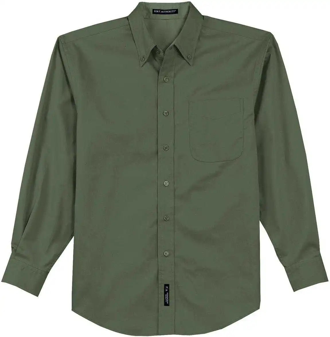 Port Authority S608 Long Sleeve Easy Care Shirt Clover Green