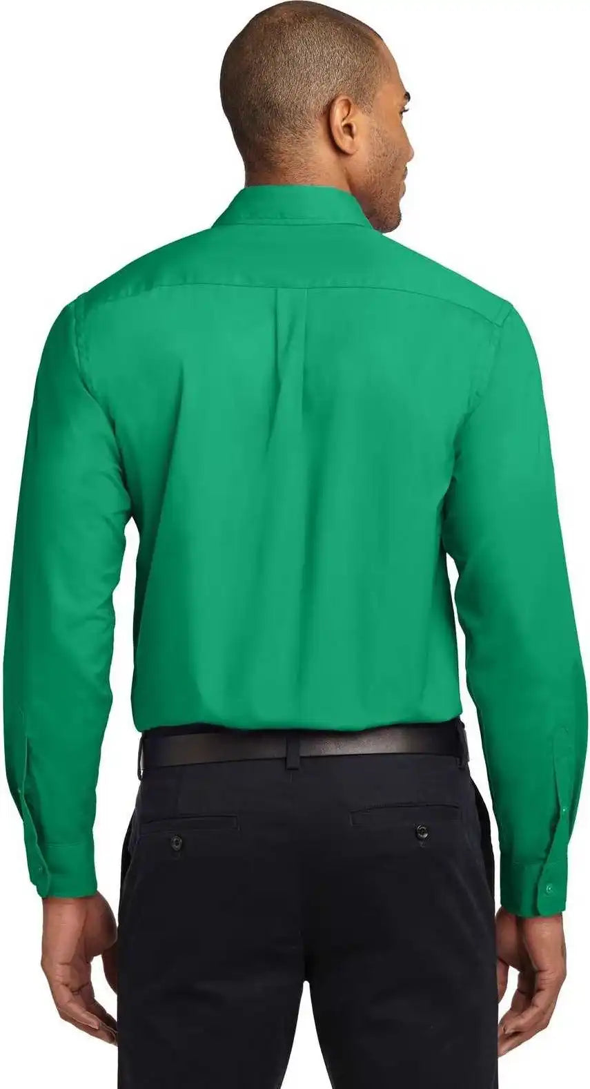 Port Authority S608 Long Sleeve Easy Care Shirt Court Green