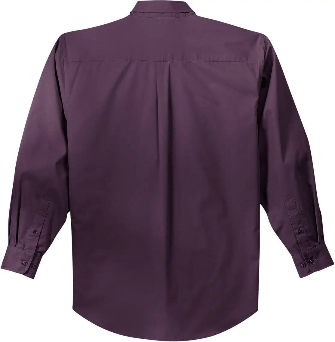 Port Authority S608 Long Sleeve Easy Care Shirt - Eggplant - Adult Xs