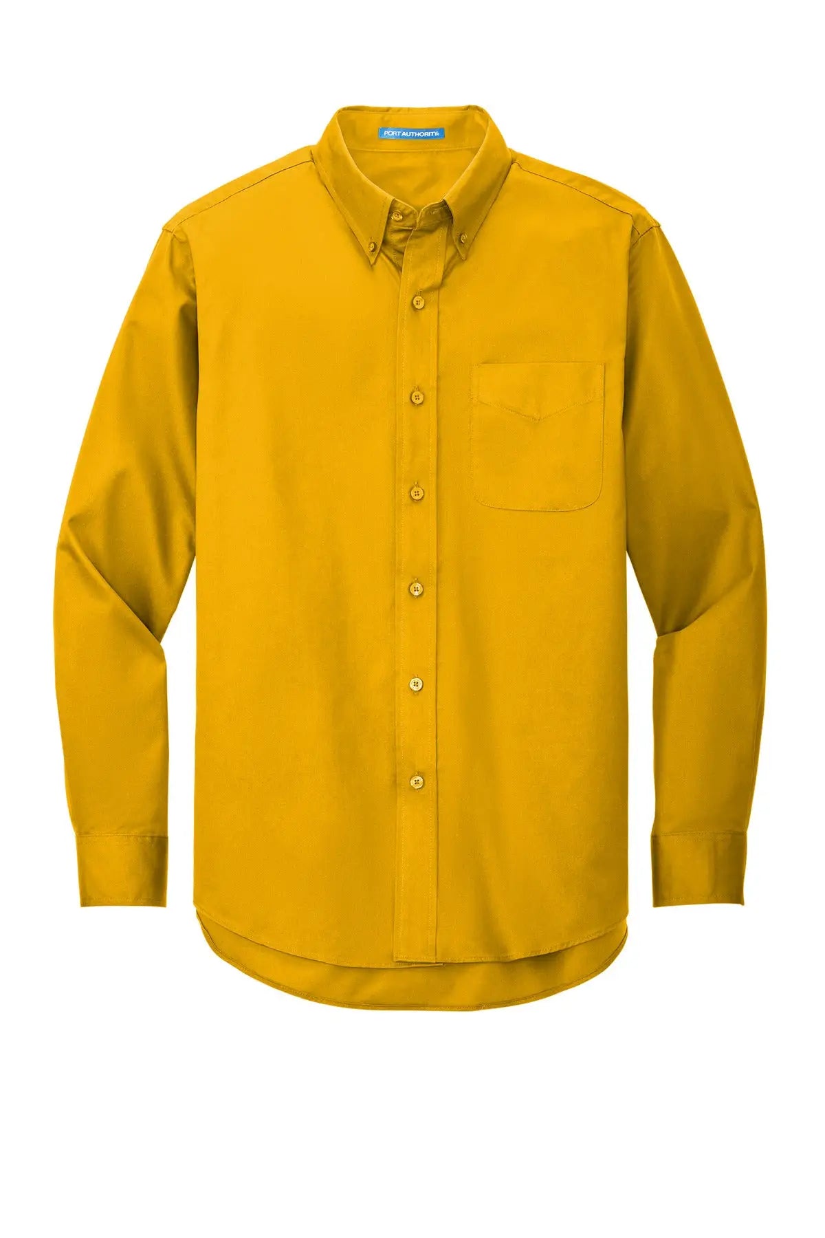 Port Authority S608 Long Sleeve Easy Care Shirt - Gold