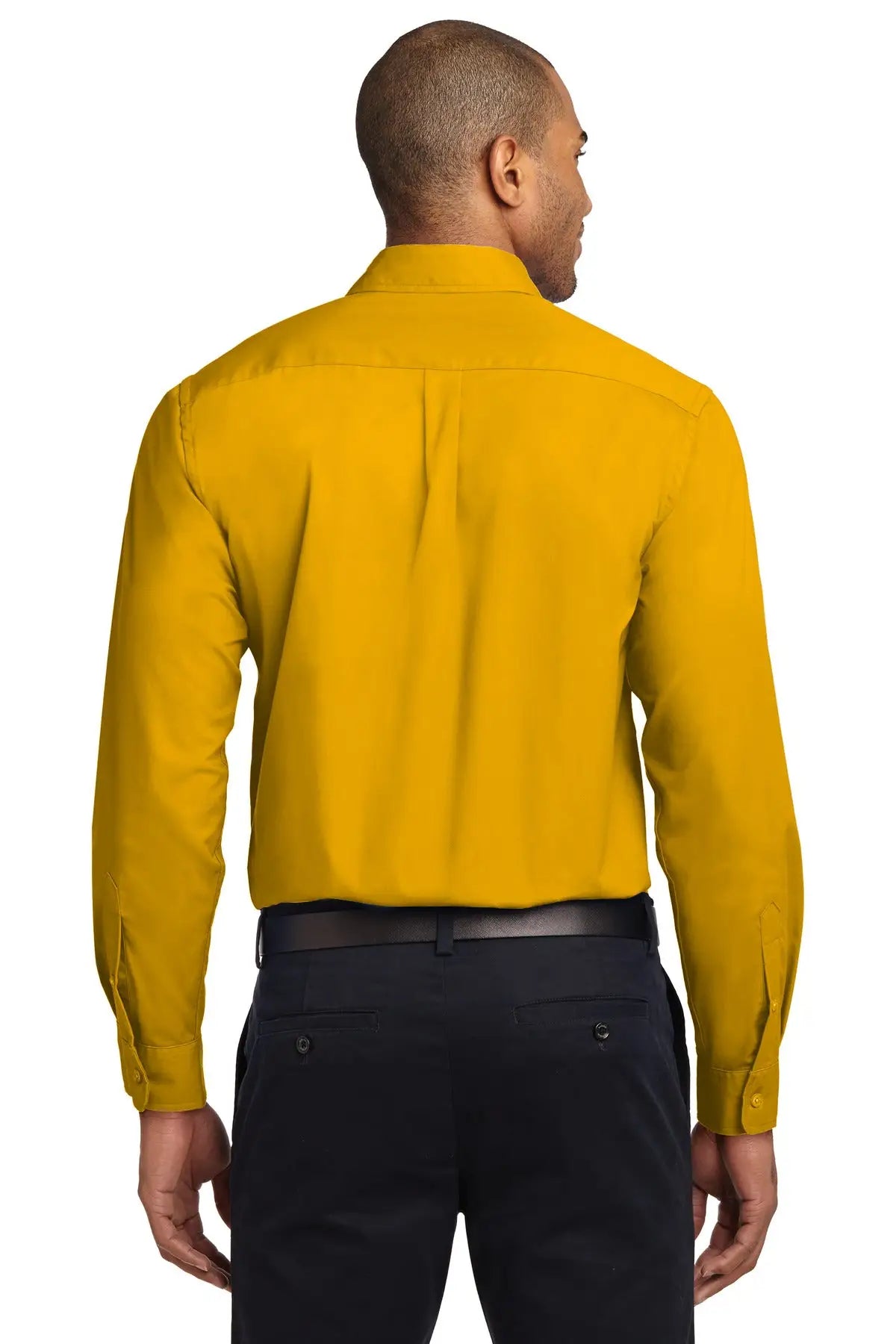 Port Authority S608 Long Sleeve Easy Care Shirt - Gold