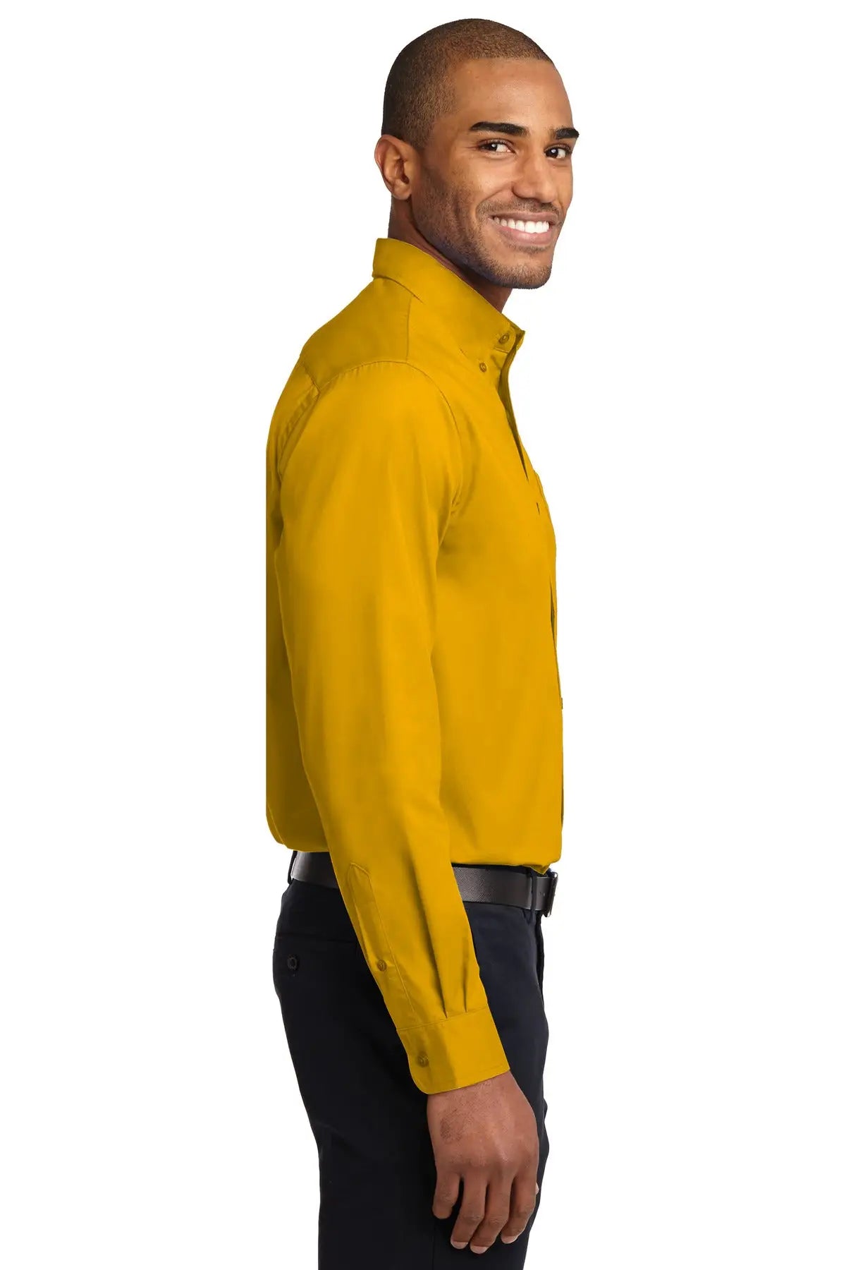 Port Authority S608 Long Sleeve Easy Care Shirt - Gold