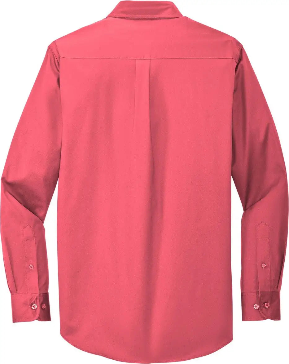 Port Authority S608 Long Sleeve Easy Care Shirt - Hibiscus - Adult Xs