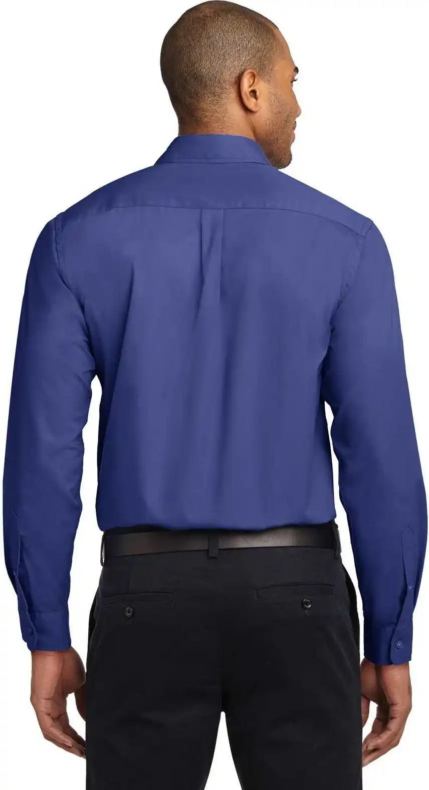 Port Authority S608 Long Sleeve Easy Care Shirt - Mediterranean Blue