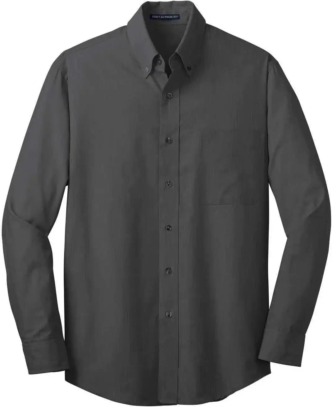 Port Authority S640 Crosshatch Easy Care Shirt Soft Black