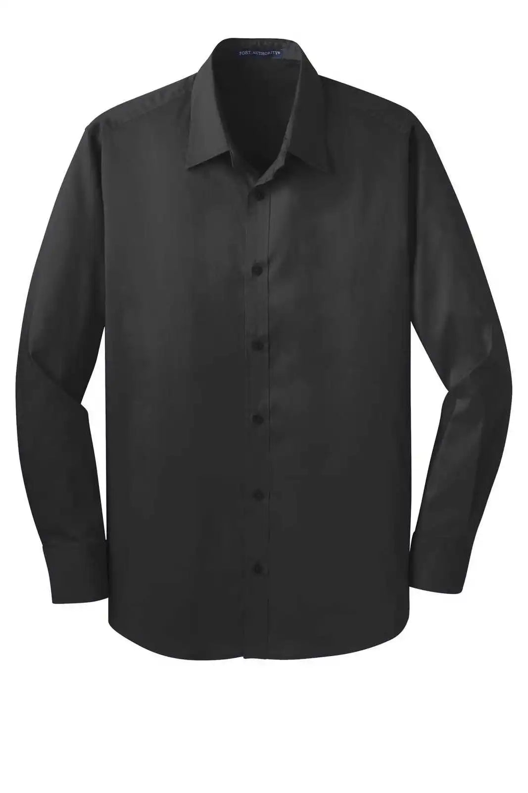 Port Authority S646 Stretch Poplin Shirt - Gray Smoke