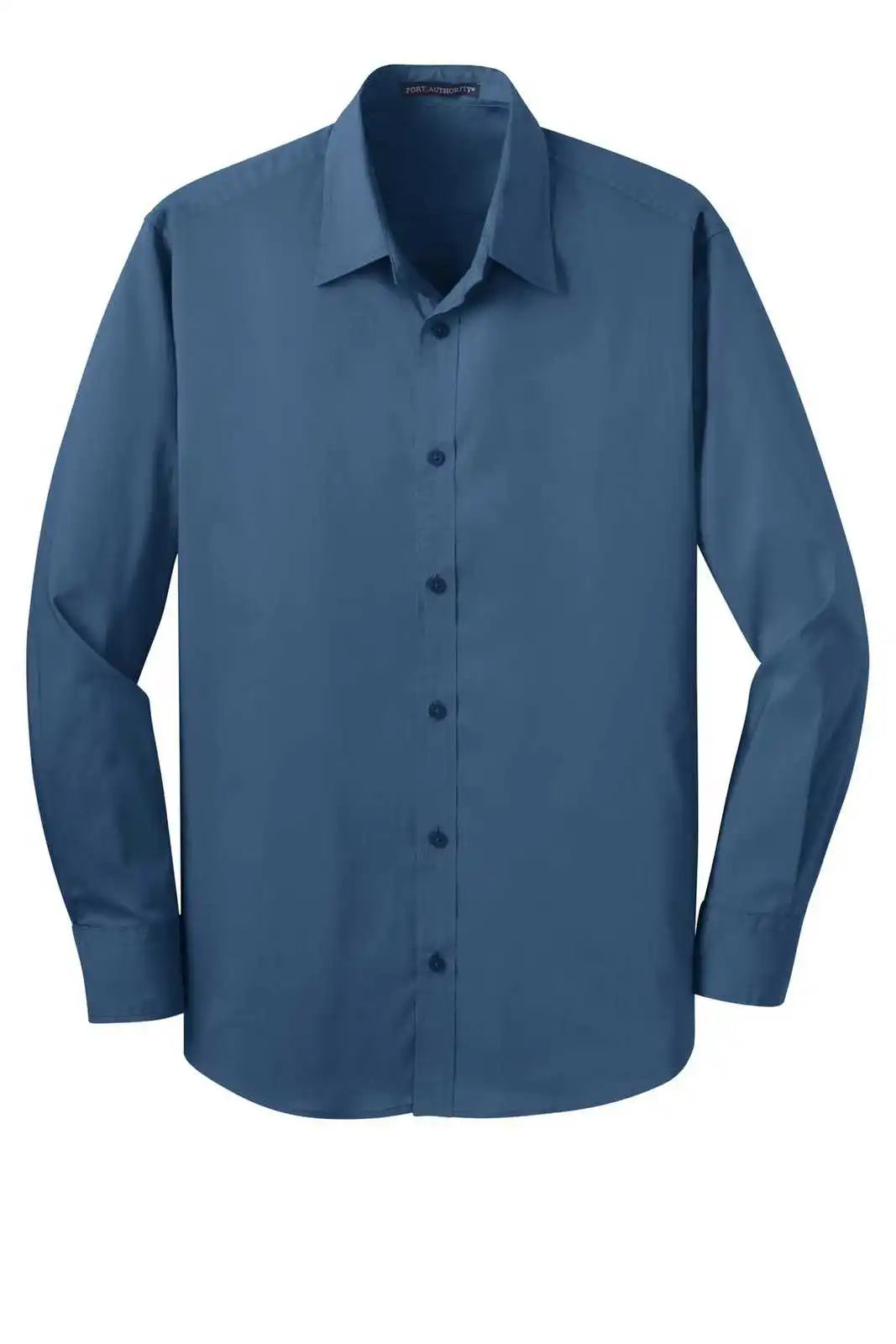 Port Authority S646 Stretch Poplin Shirt - Moonlight Blue