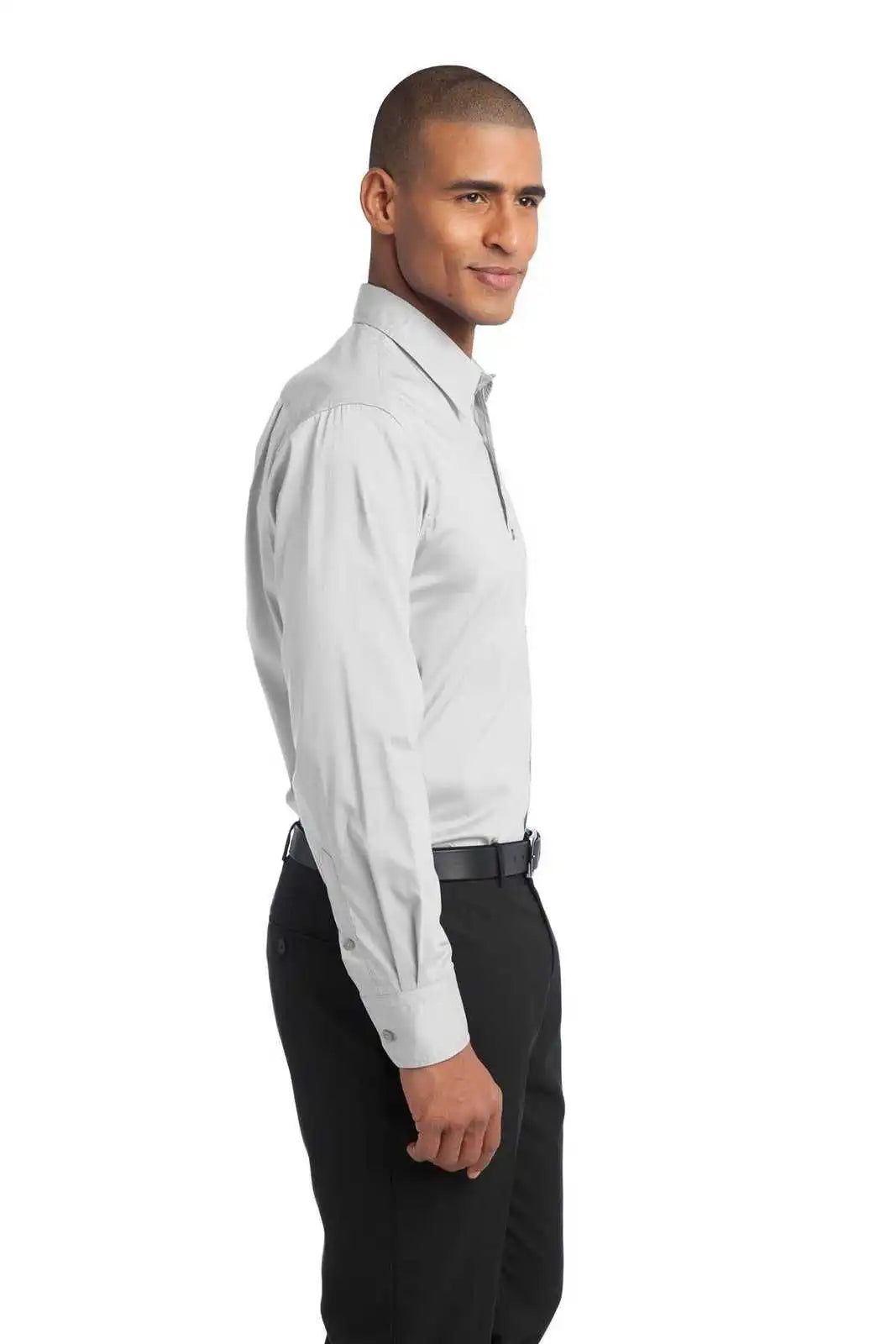 Port Authority S646 Stretch Poplin Shirt - White