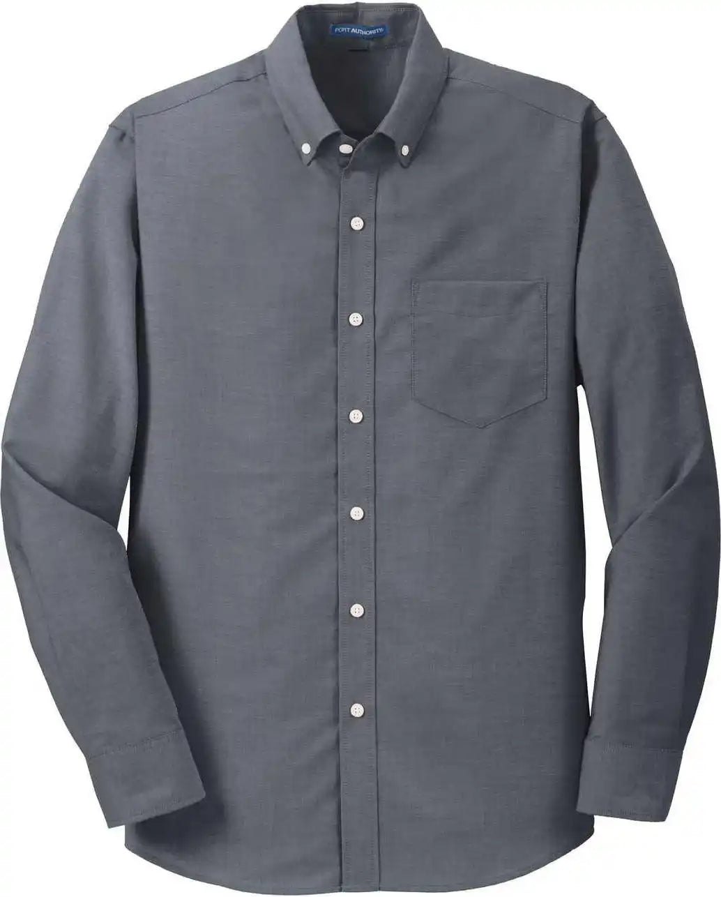 Port Authority S658 Superpro Oxford Shirt Black
