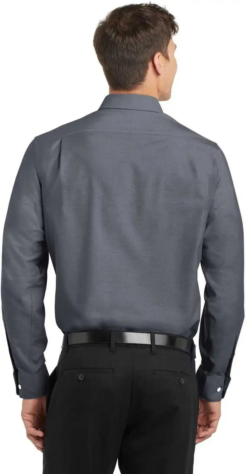 Port Authority S658 Superpro Oxford Shirt - Black
