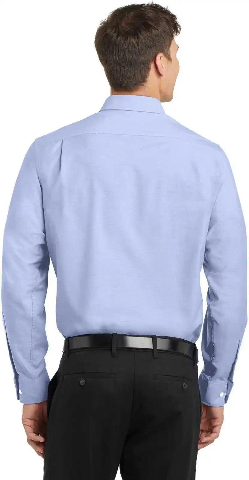Port Authority S658 Superpro Oxford Shirt Blue