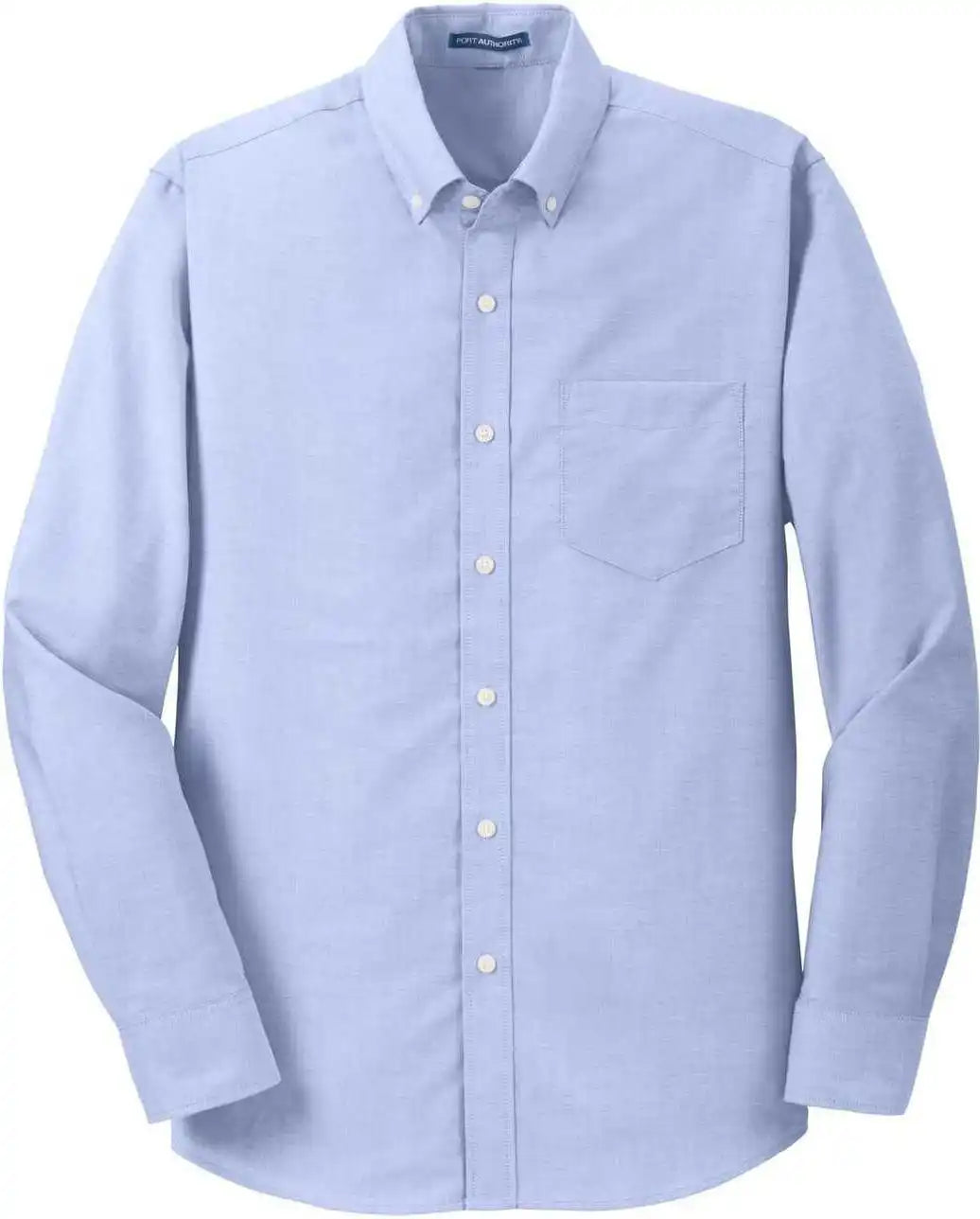 Port Authority S658 Superpro Oxford Shirt Blue