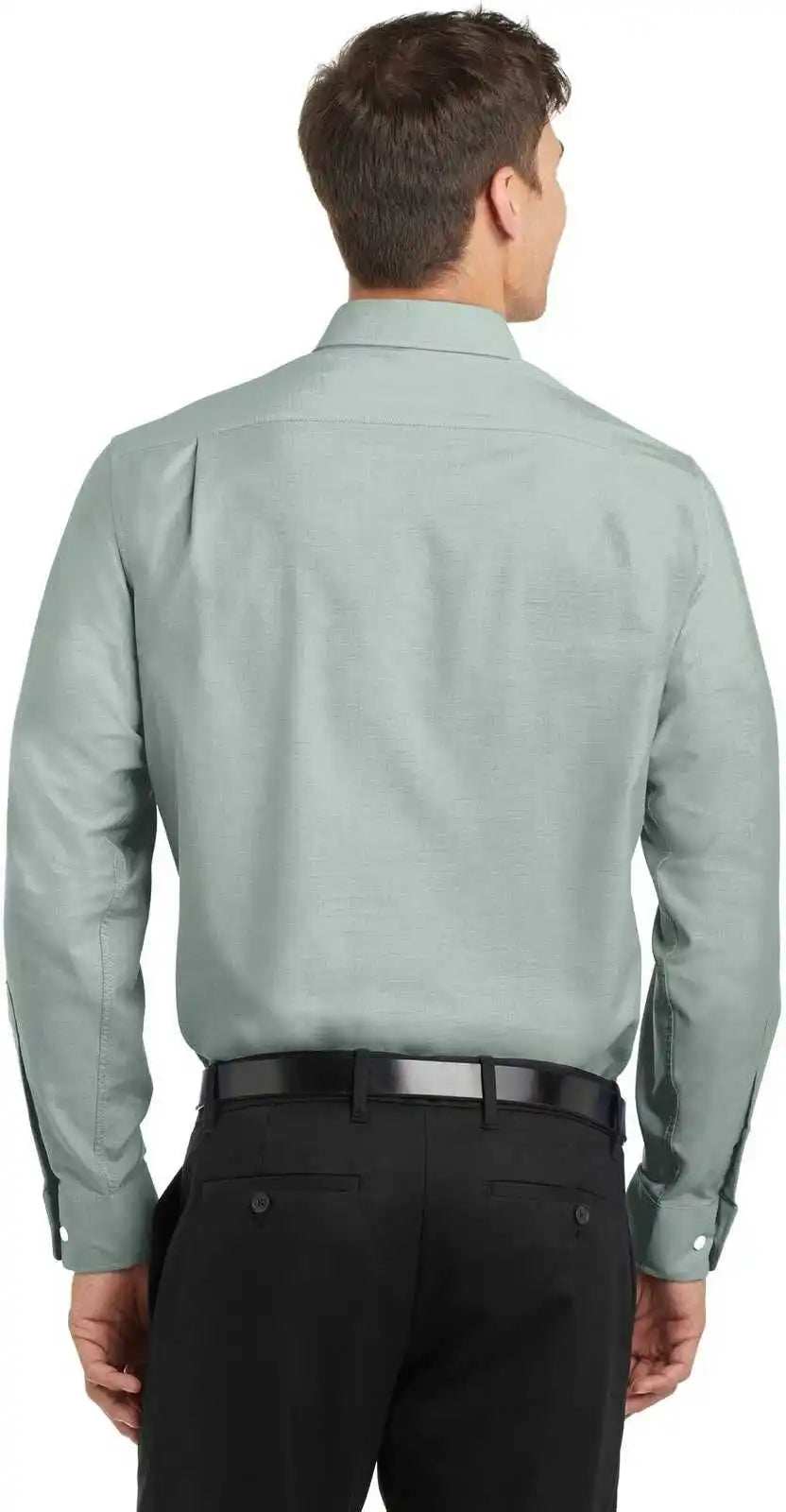 Port Authority S658 Superpro Oxford Shirt Green