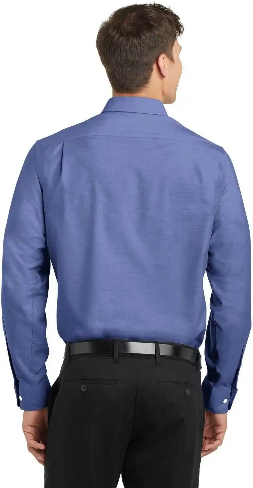 Port Authority S658 Superpro Oxford Shirt - Navy