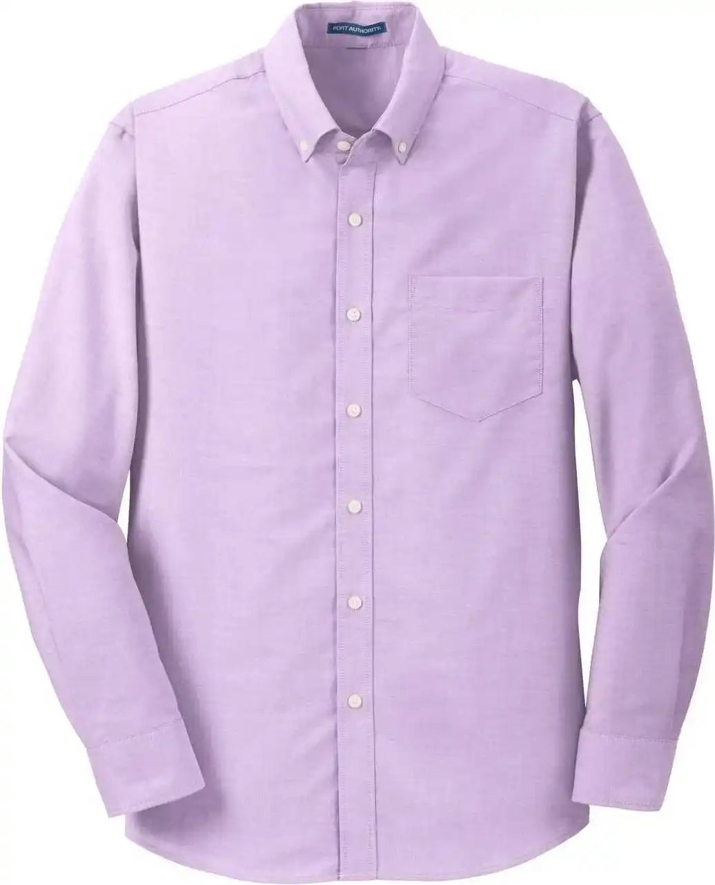 Port Authority S658 Superpro Oxford Shirt Soft Purple