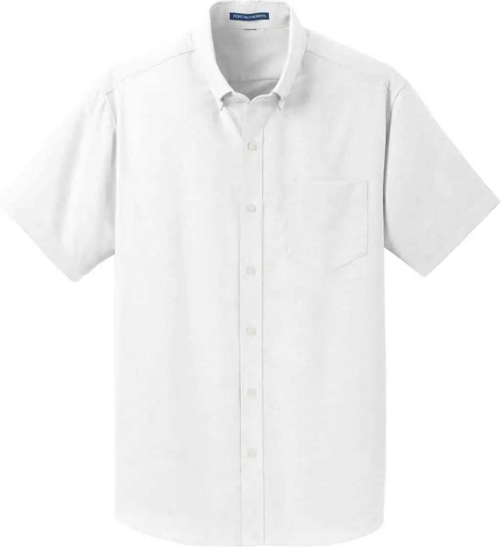 Port Authority S659 Short Sleeve Superpro Oxford Shirt White