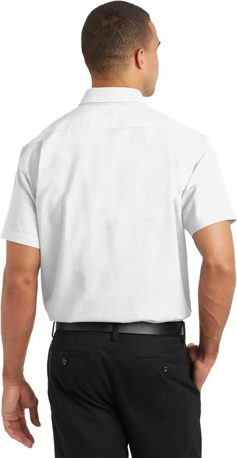 Port Authority S659 Short Sleeve Superpro Oxford Shirt - White