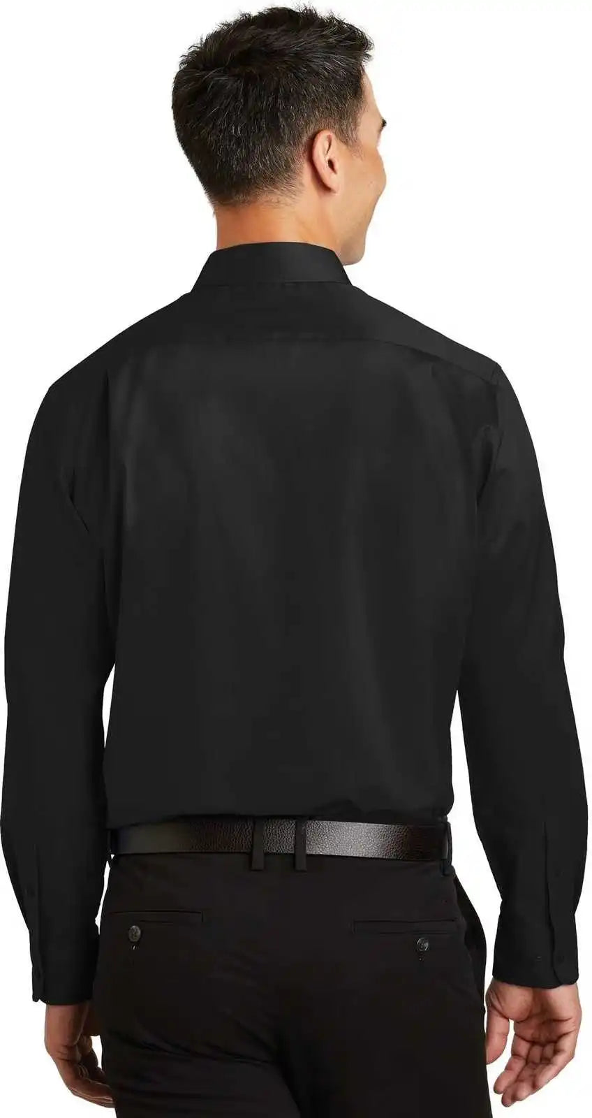 Port Authority S663 Superpro Twill Shirt - Black