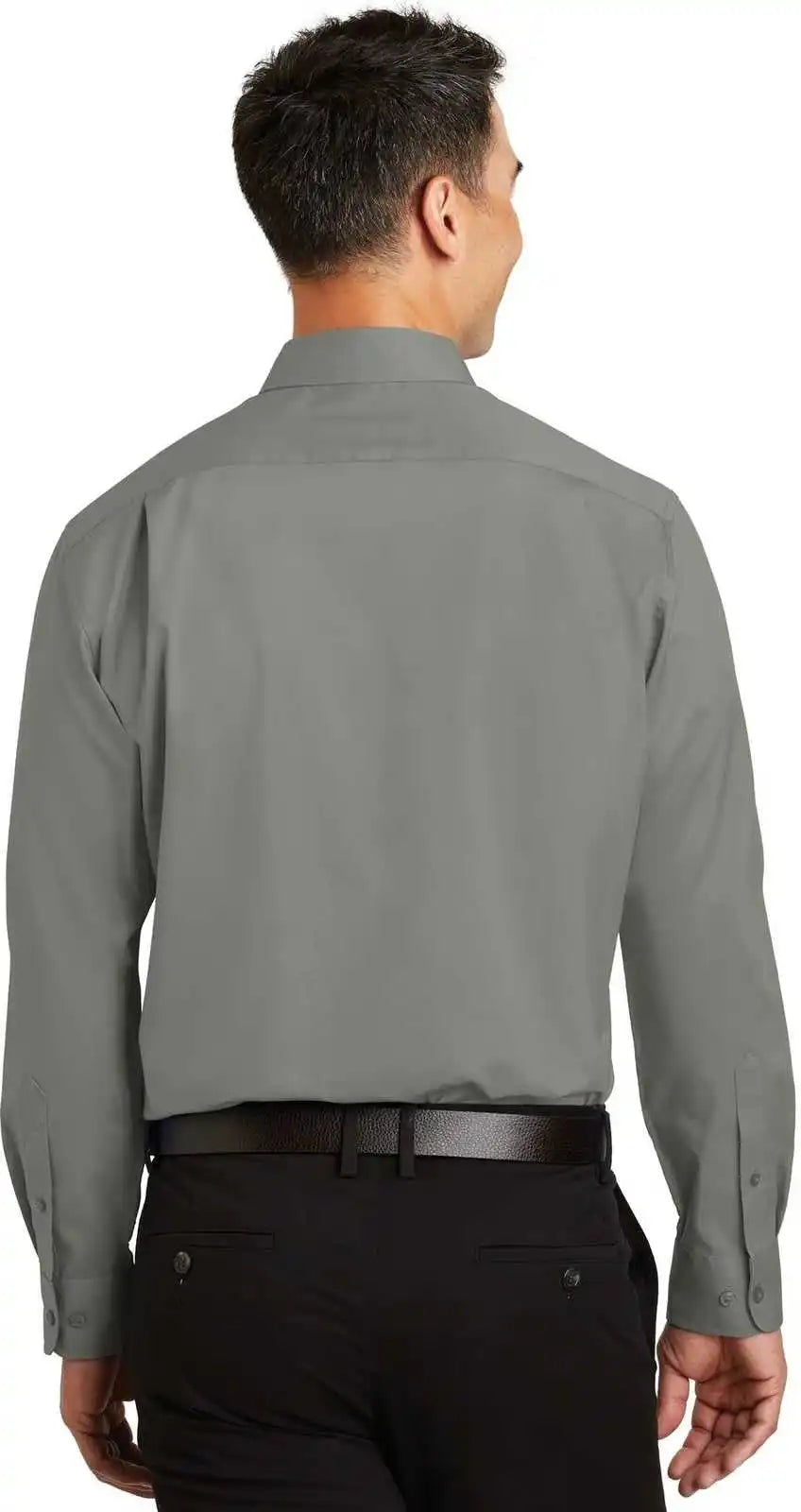 Port Authority S663 Superpro Twill Shirt Monument Gray