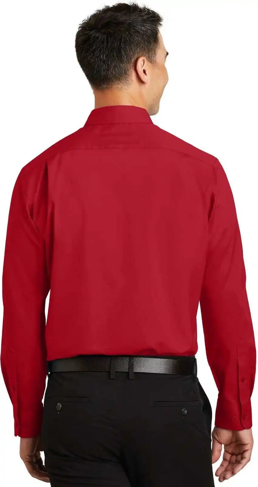 Port Authority S663 Superpro Twill Shirt Rich Red