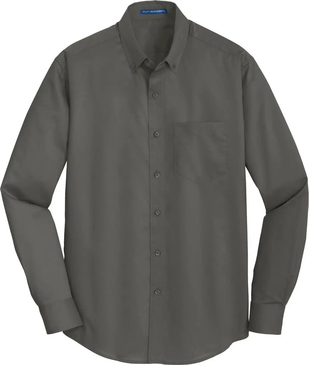Port Authority S663 Superpro Twill Shirt - Sterling Gray