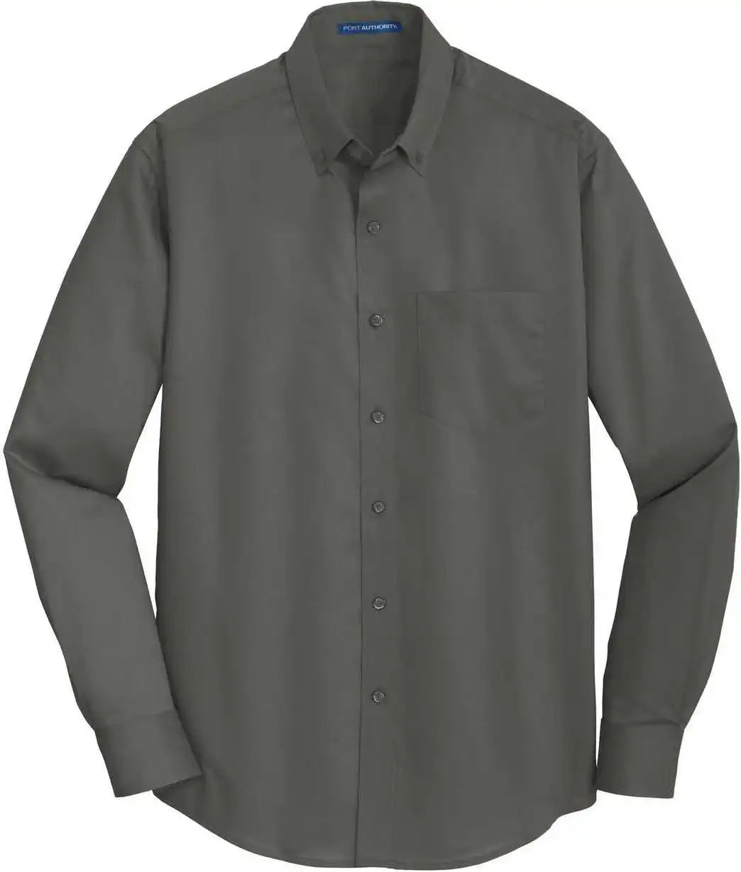 Port Authority S663 Superpro Twill Shirt Sterling Gray