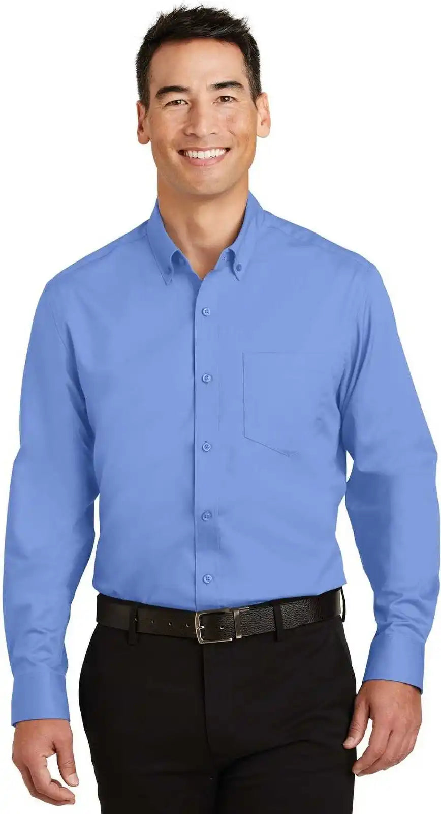 Port Authority S663 Superpro Twill Shirt - Ultramarine Blue