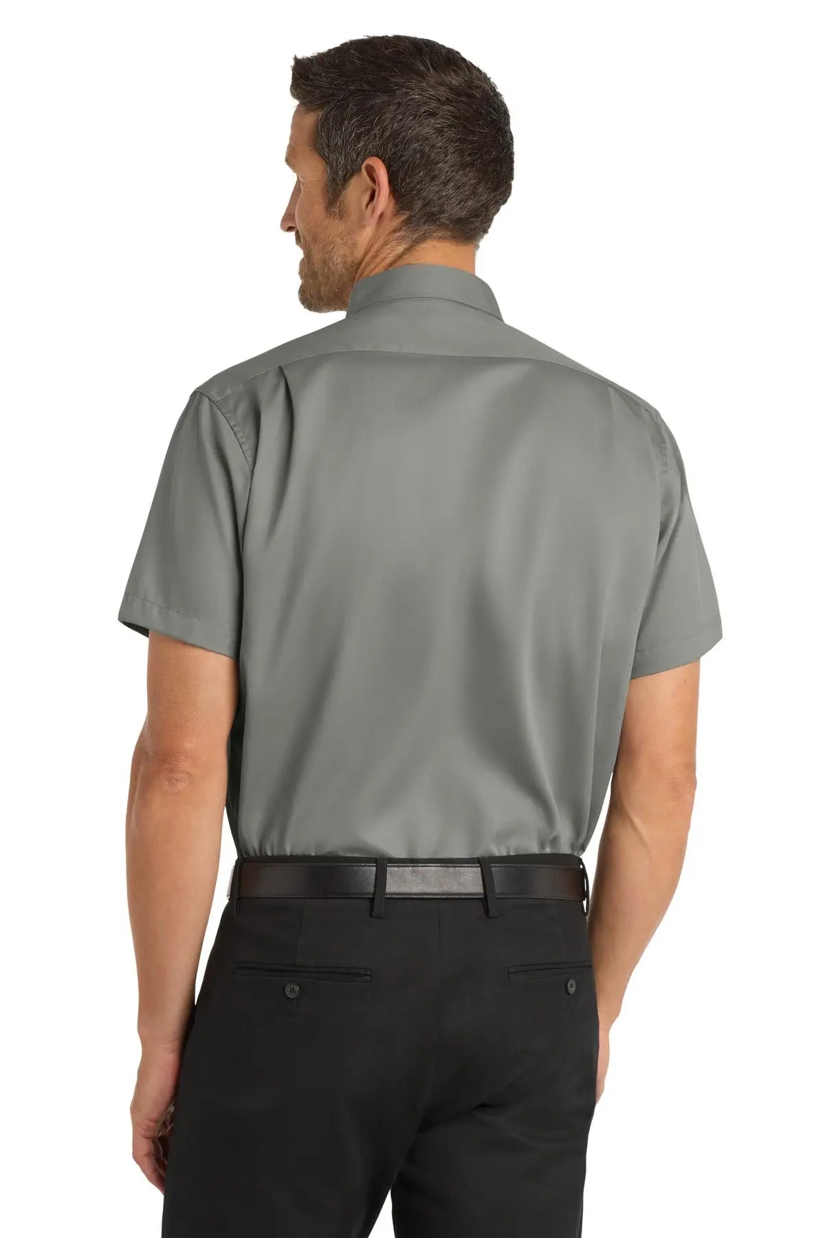 Port Authority S664 Short Sleeve Superpro Twill Shirt - Monument Gray