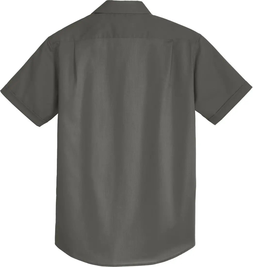 Port Authority S664 Short Sleeve Superpro Twill Shirt - Sterling Gray