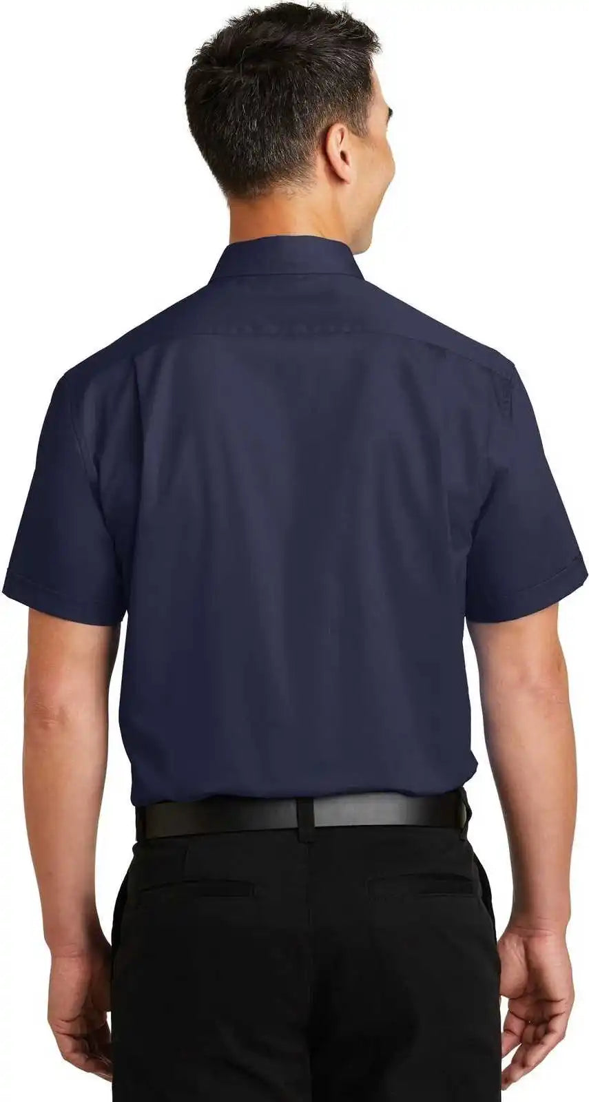 Port Authority S664 Short Sleeve Superpro Twill Shirt - True Navy