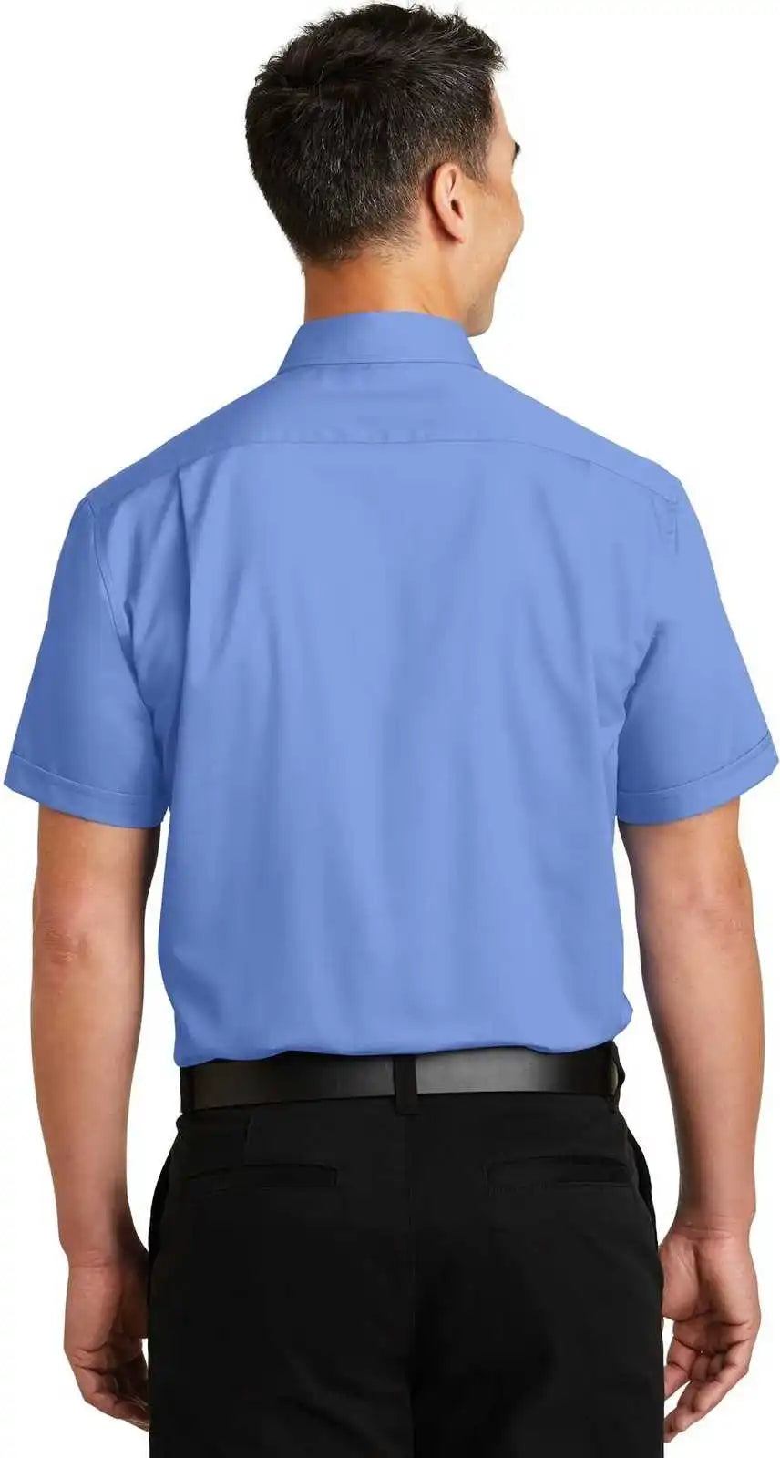 Port Authority S664 Short Sleeve Superpro Twill Shirt - Ultramarine Blue