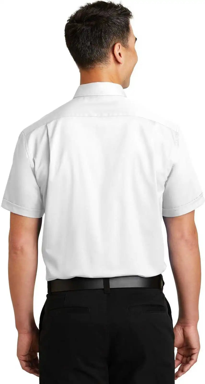 Port Authority S664 Short Sleeve Superpro Twill Shirt - White