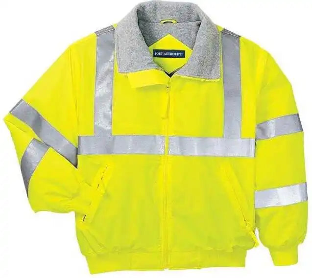 Port Authority Srj754 Enhanced Visibility Challenger Jacket with Reflective Taping - Safety Yellow
