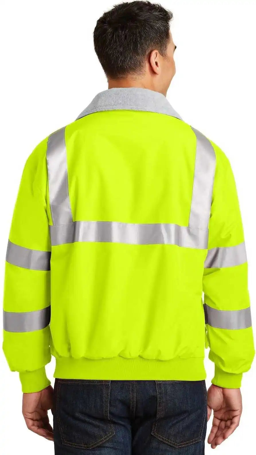 Port Authority Srj754 Enhanced Visibility Challenger Jacket with Reflective Taping - Safety Yellow