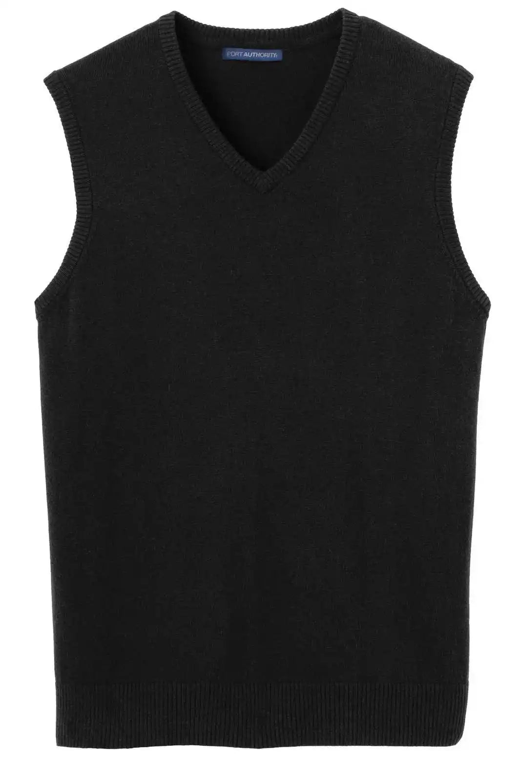 Port Authority Sw286 Sweater Vest - Black