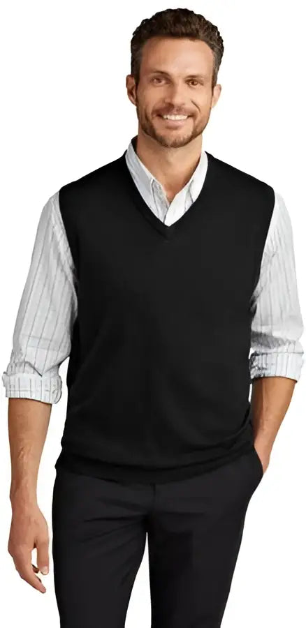 Port Authority Sw286 Sweater Vest - Navy / Adult Xs