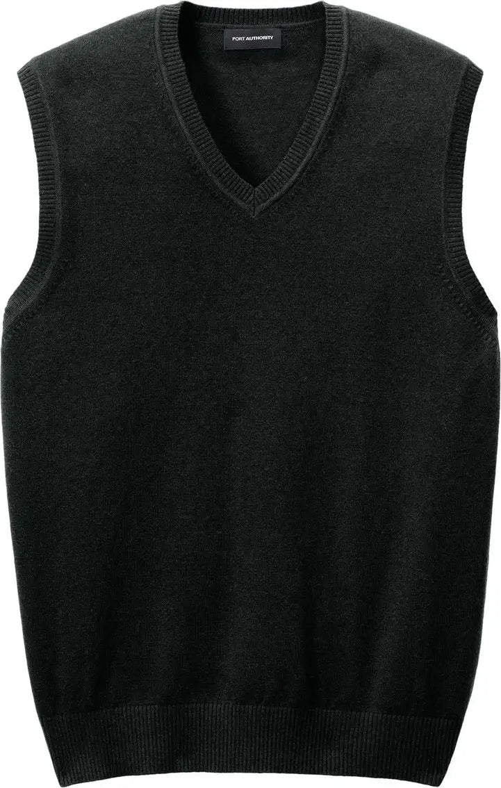 Port Authority Sw2860 Easy Care Sweater Vest - Deep Black