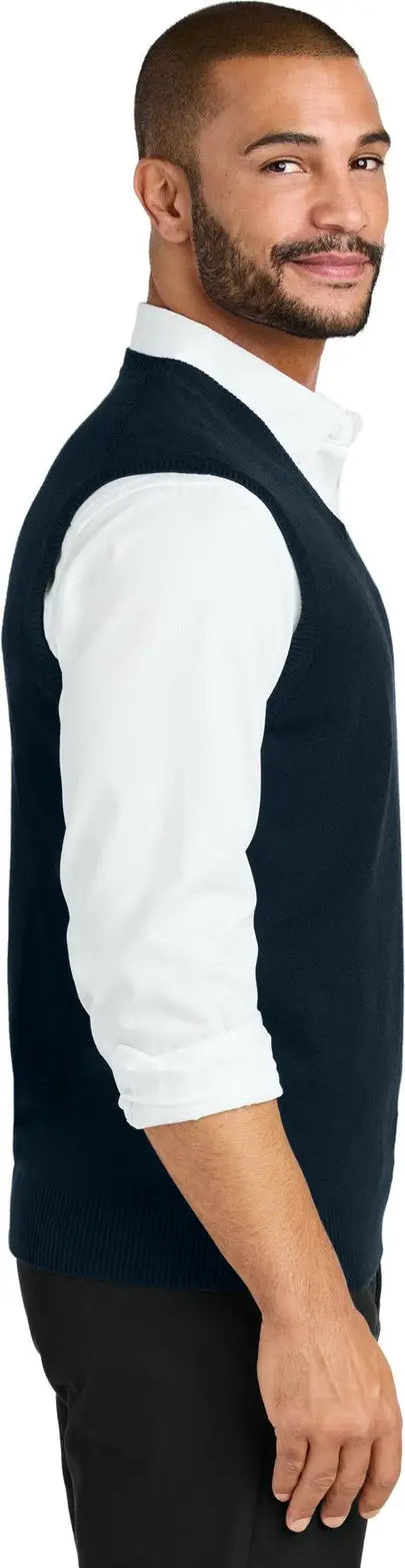 Port Authority Sw2860 Easy Care Sweater Vest - River Blue Navy