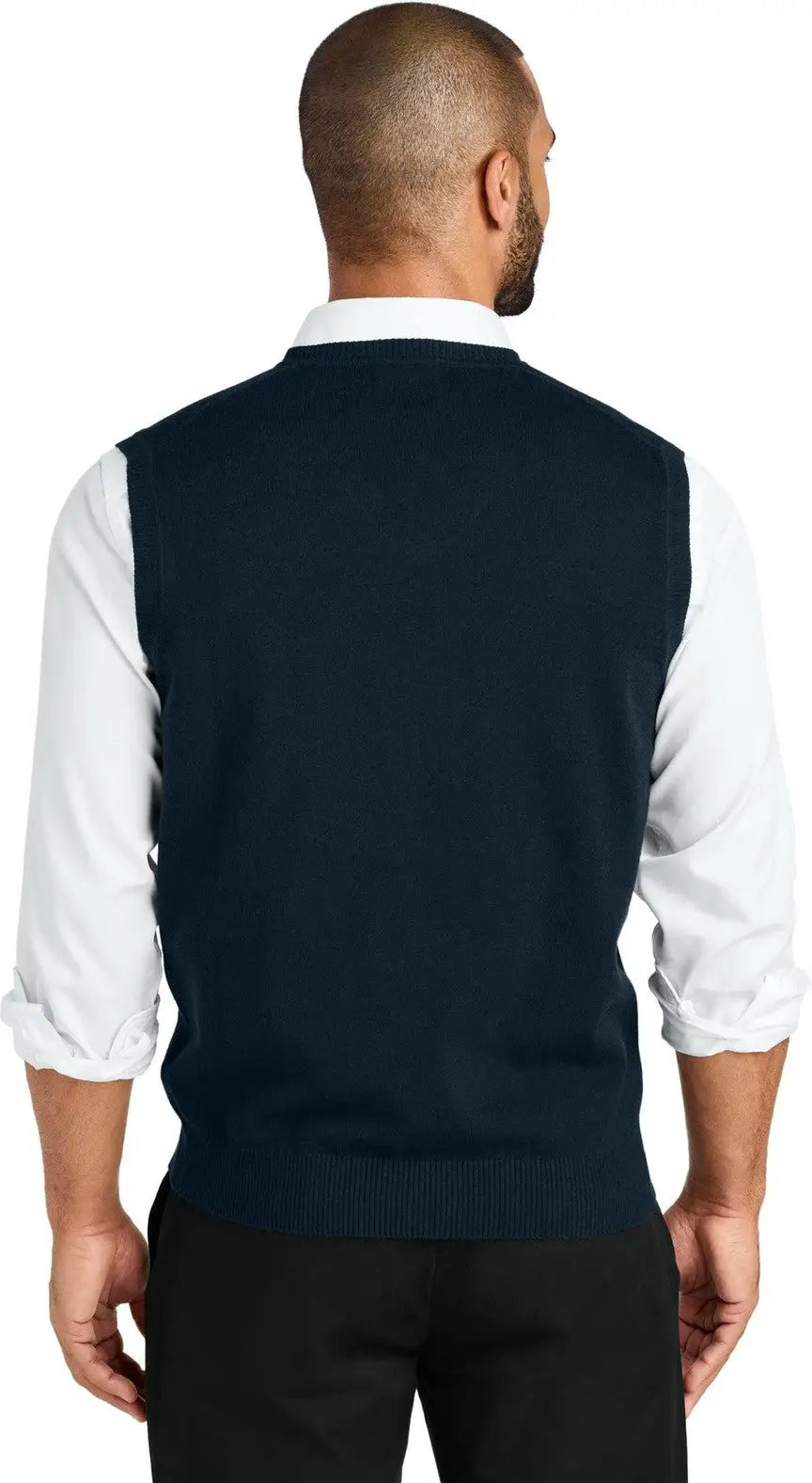 Port Authority Sw2860 Easy Care Sweater Vest - River Blue Navy