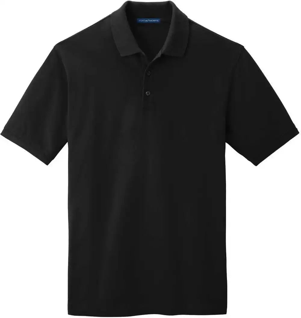 Port Authority Tk8000 Tall Ezcotton Polo Black